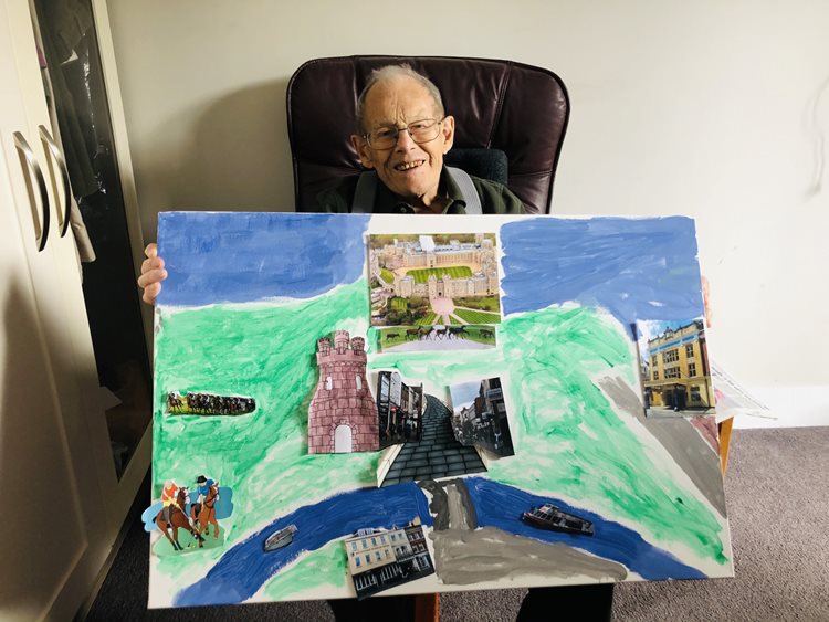 Ready, set, draw – Harrow care home residents take part in worldwide art festival